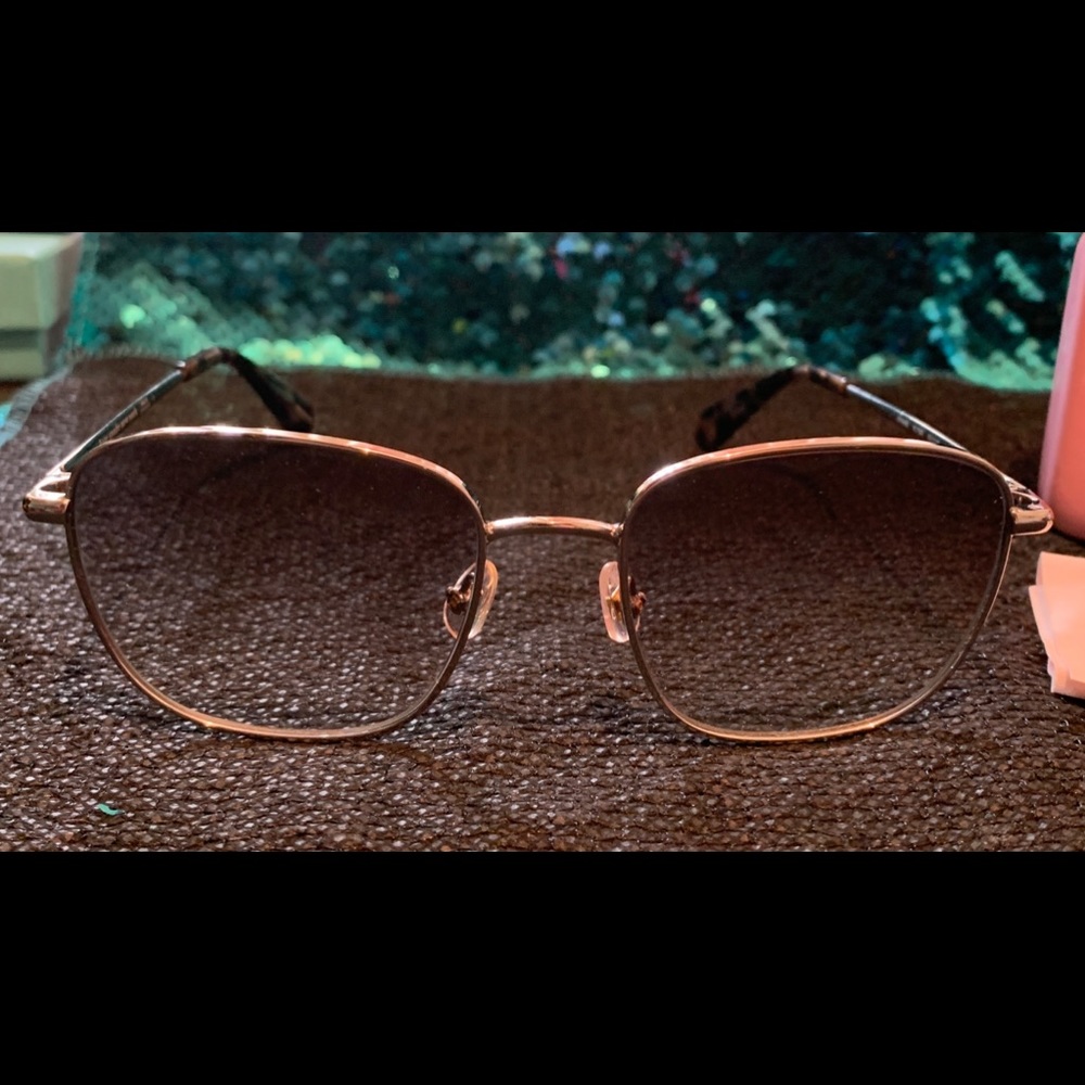 KATE SPADE KIYAHS 0YL7 9O Silver Havana Square Sunglasses